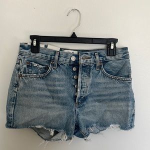 Agolde size 26. blue Jean vintage cut off short.